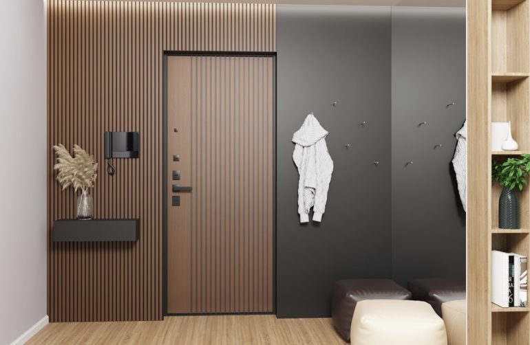 Входная дверь в квартиру с шумоизоляцией: на что влияет толщина полотна и уплотнителей